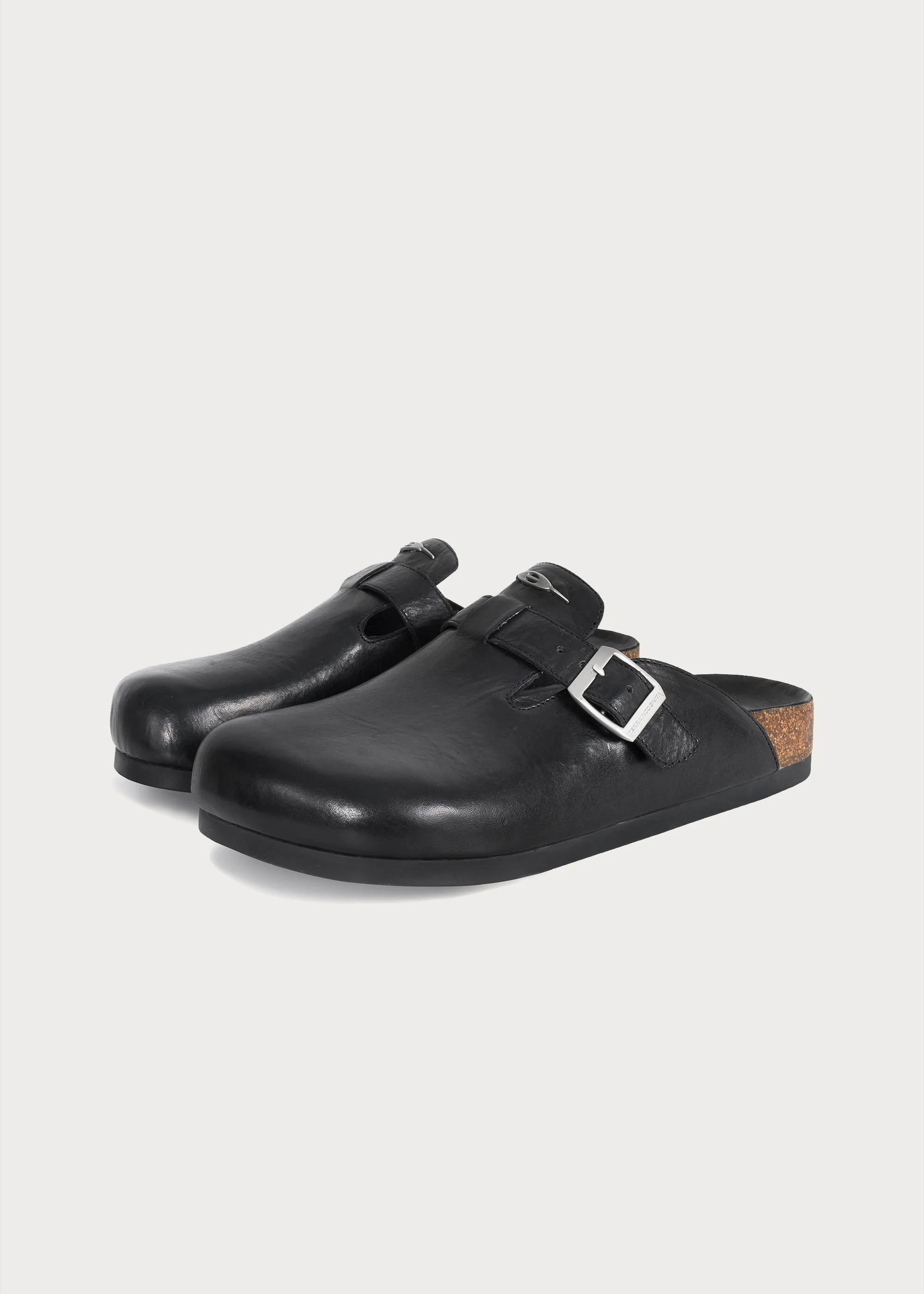 Horsehide Clogs Black - Image 3