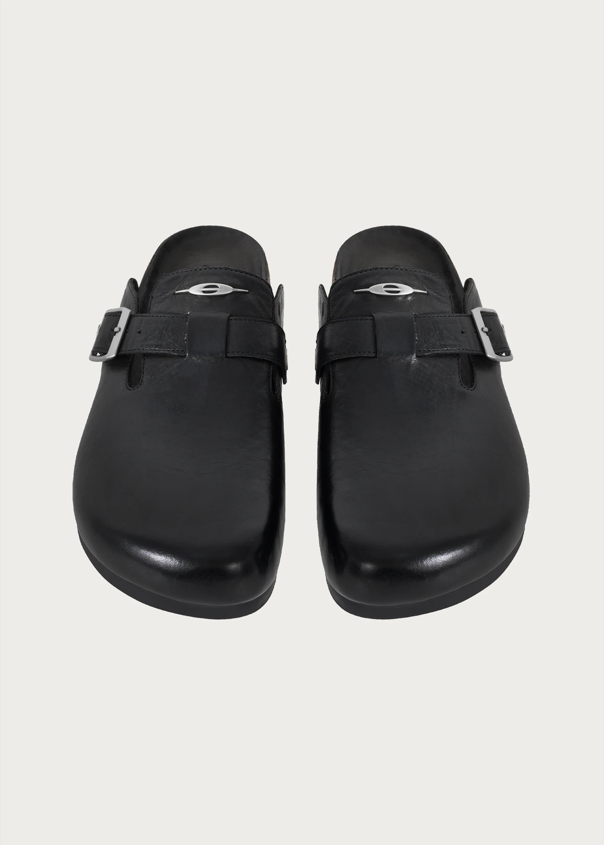 Horsehide Clogs Black - Image 4