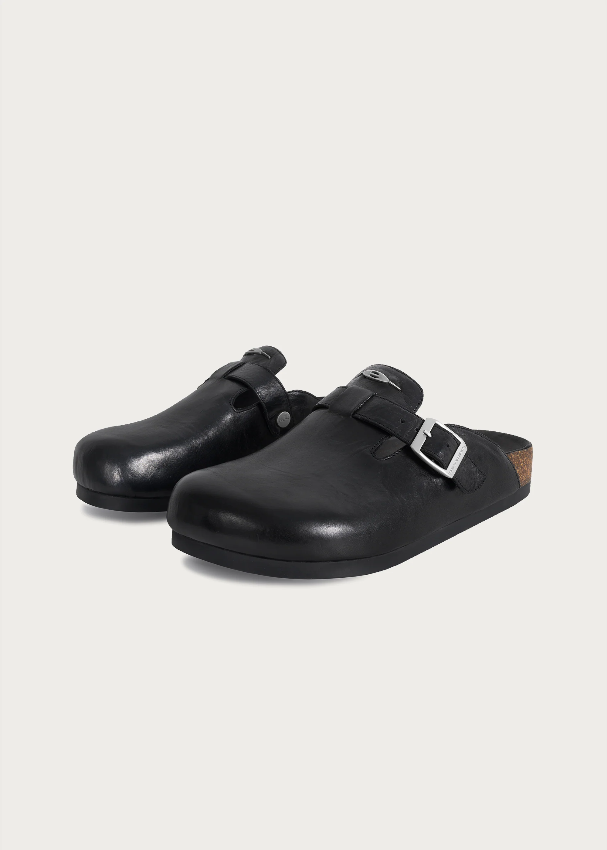 Horsehide Clogs Black - Image 5