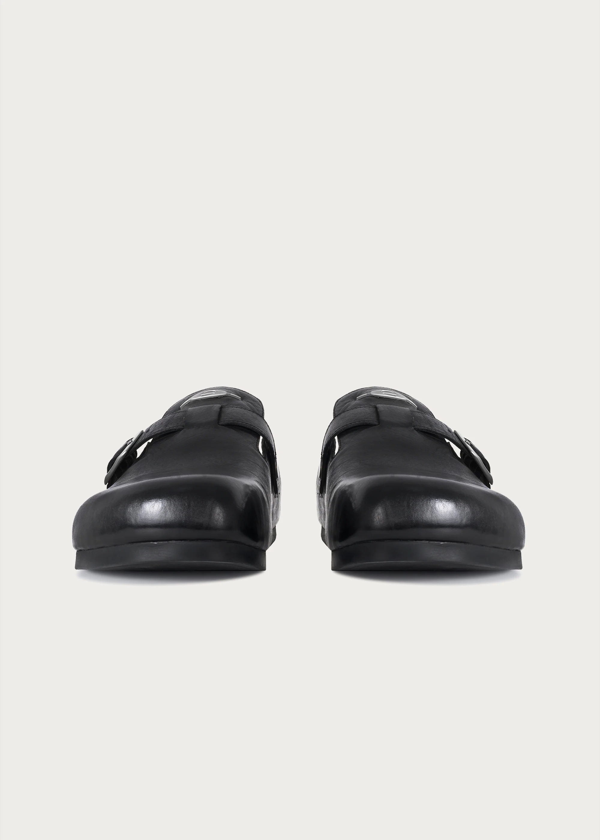 Horsehide Clogs Black - Image 8