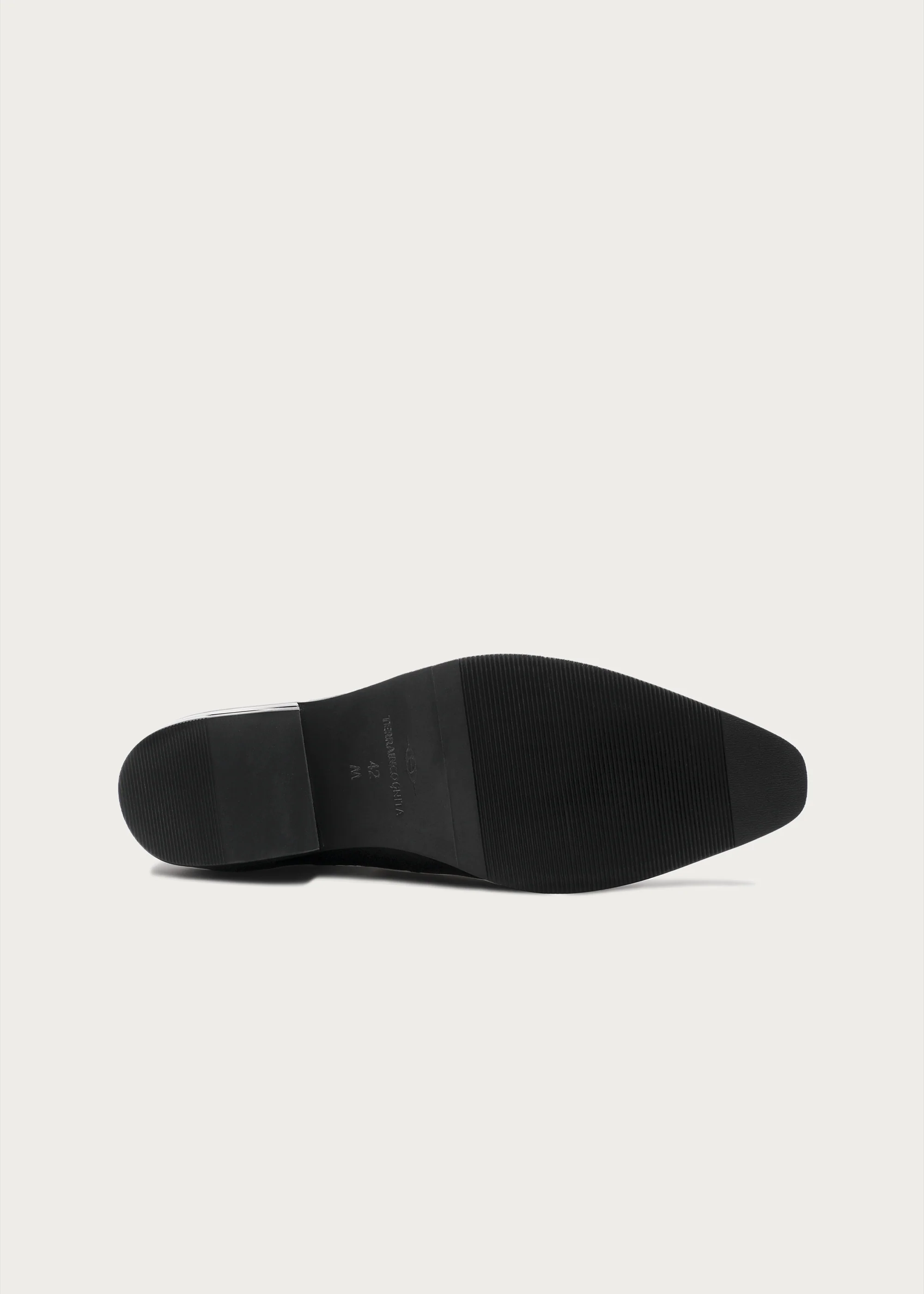 Front Stitch Leather Boots Black - Image 7