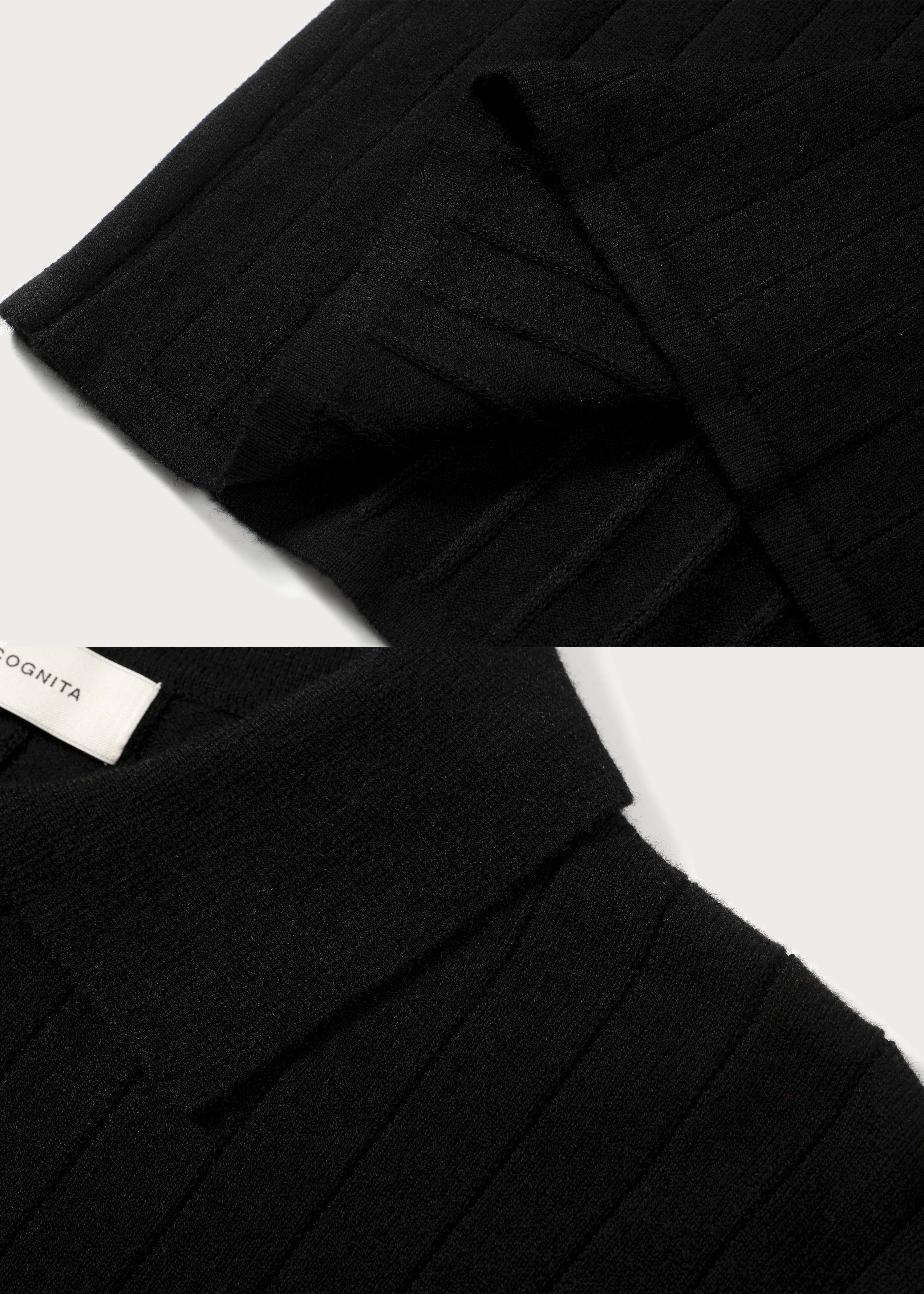 Half-placket long-sleeve knit polo shirt - Image 7