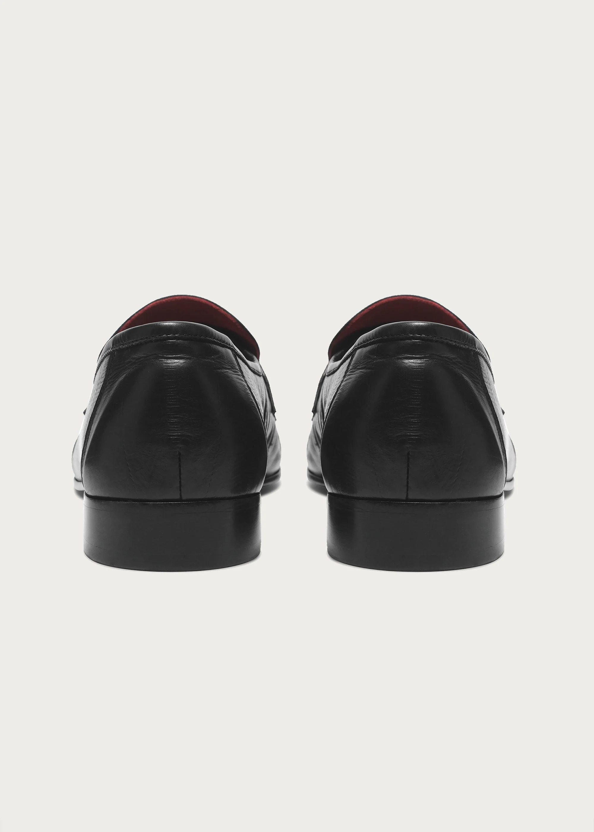 Vine-Engraved Loafers Elegant Black - Image 9