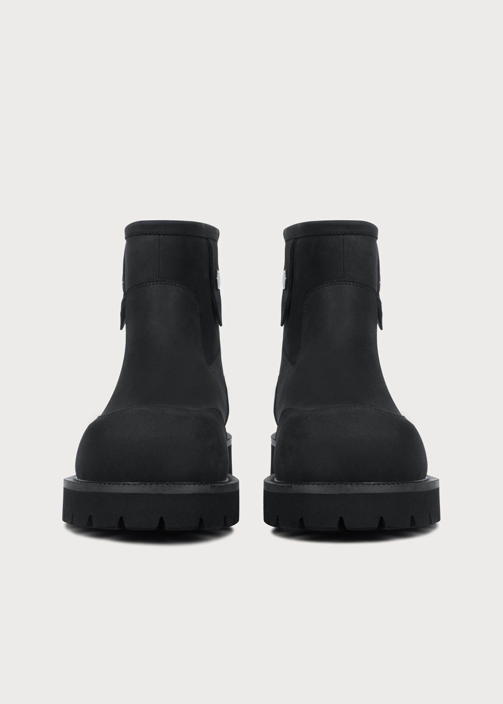 Fleece Mid-Top Snow Boots Matte Black - Image 7