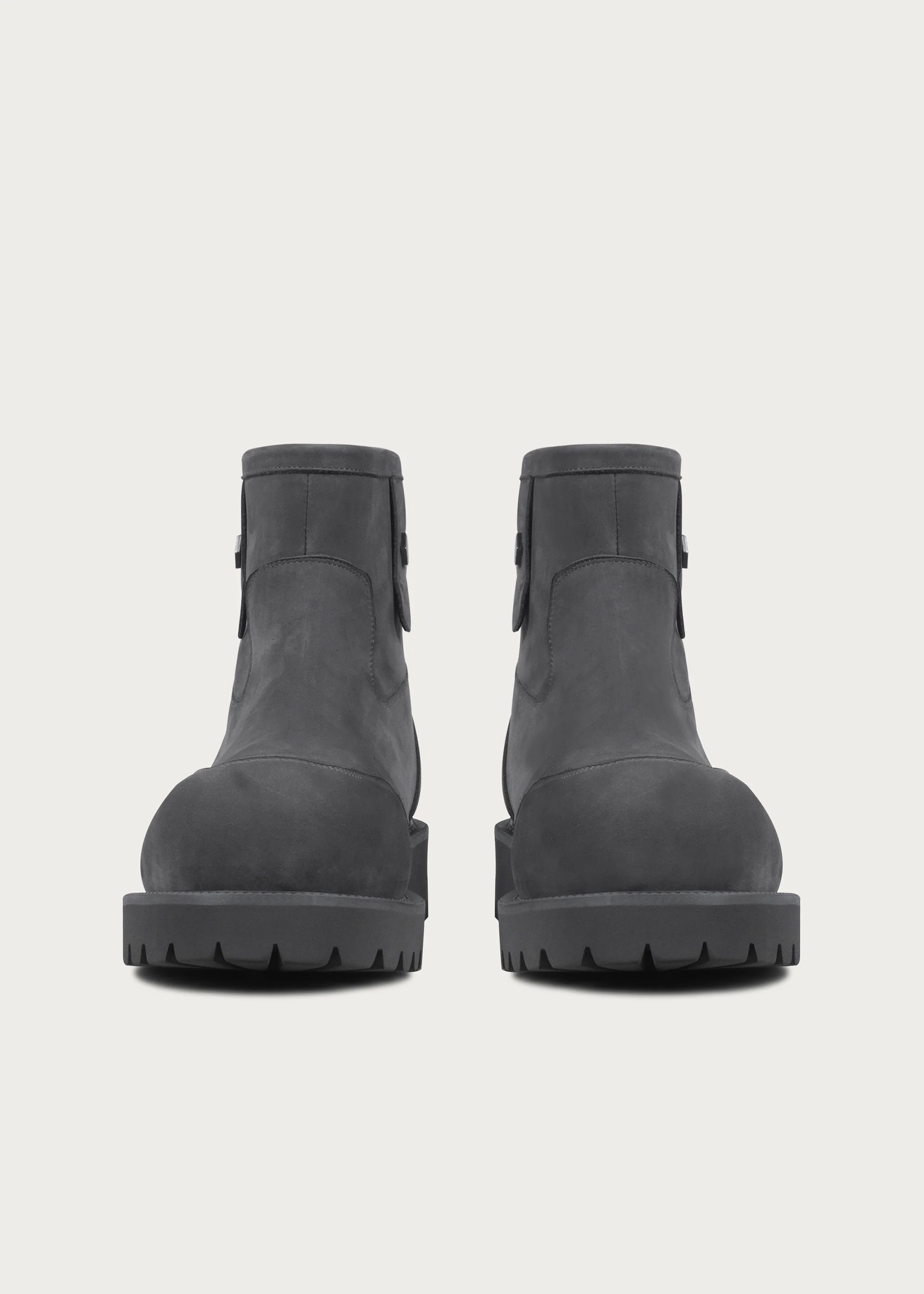 Fleece Mid-Top Snow Boots Misty Gray - Image 6