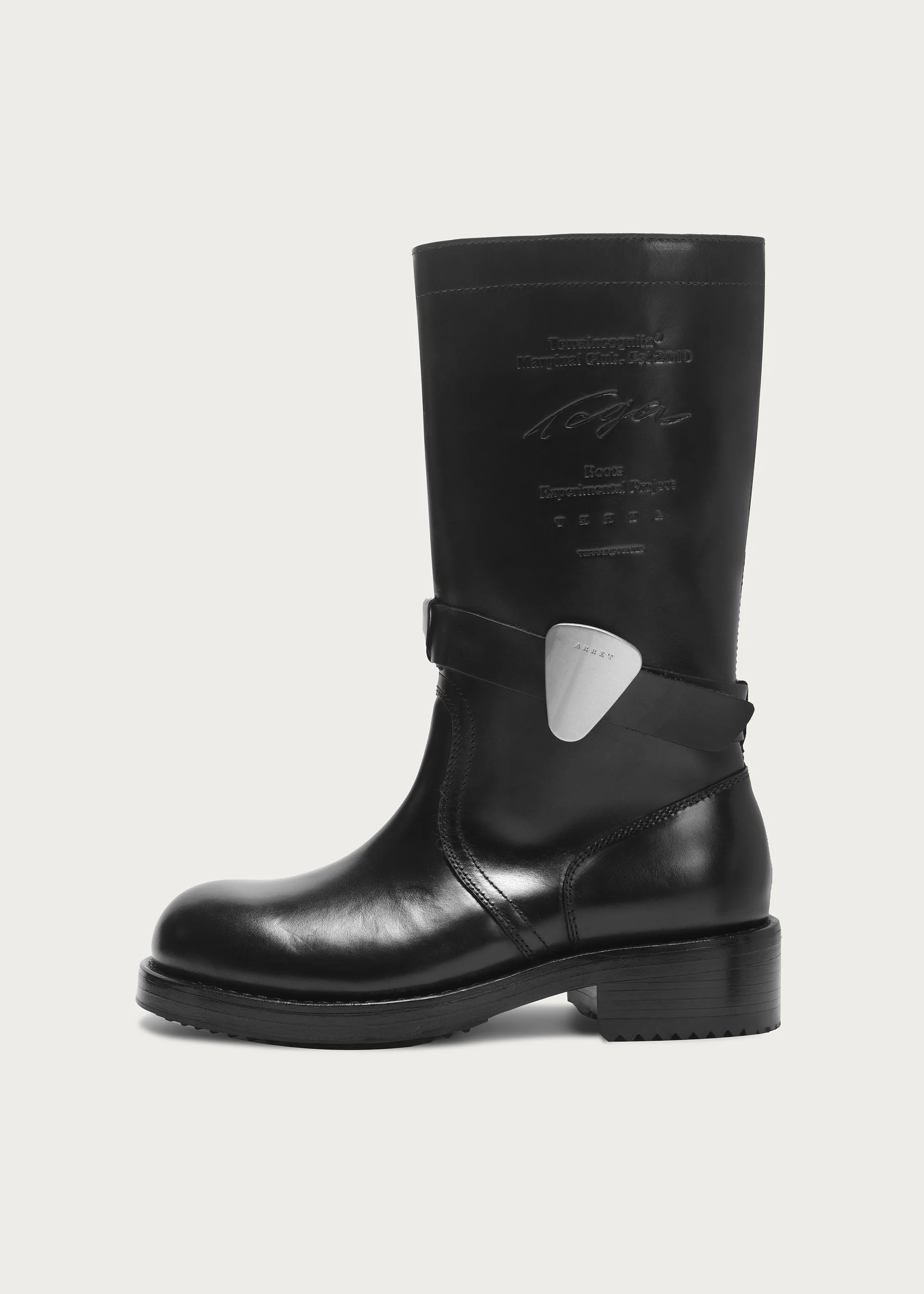 Leather Mid-Calf Boots - Image 4