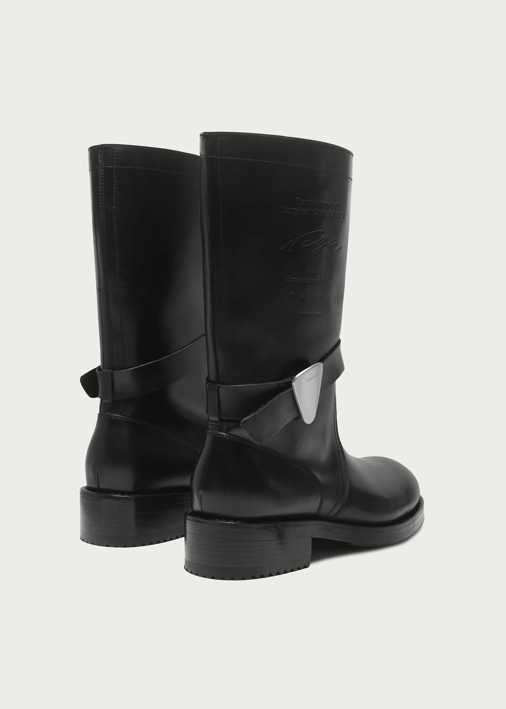 Leather Mid-Calf Boots - Image 6