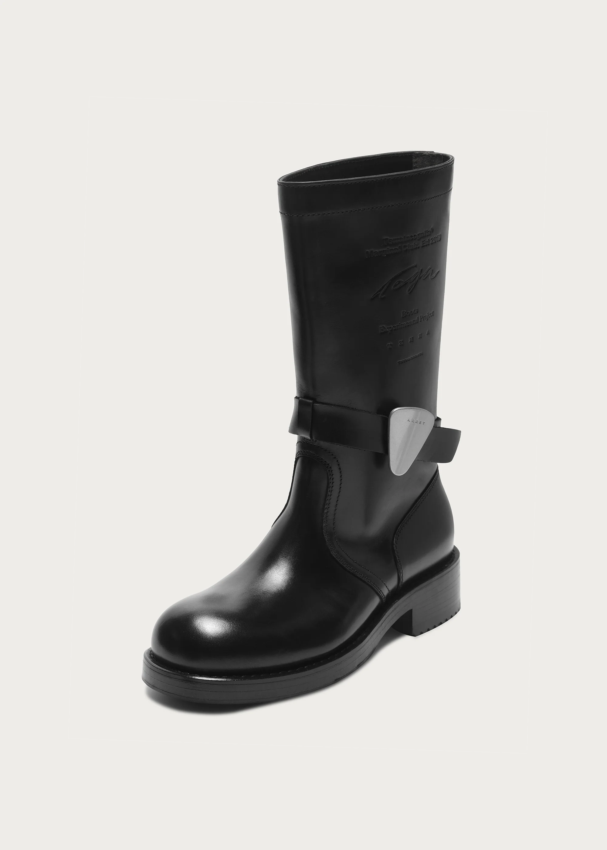 Leather Mid-Calf Boots - Image 7