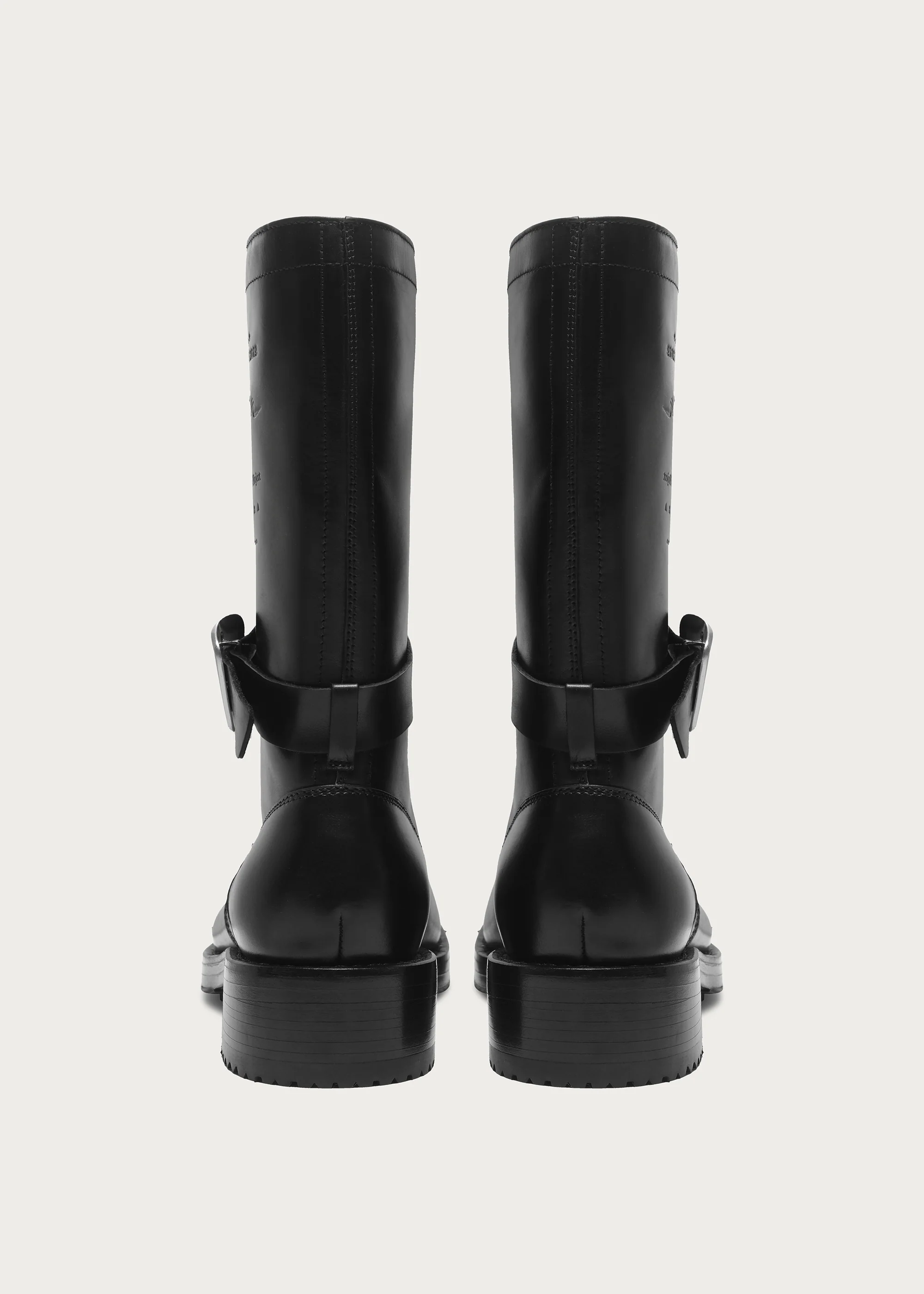 Leather Mid-Calf Boots - Image 8