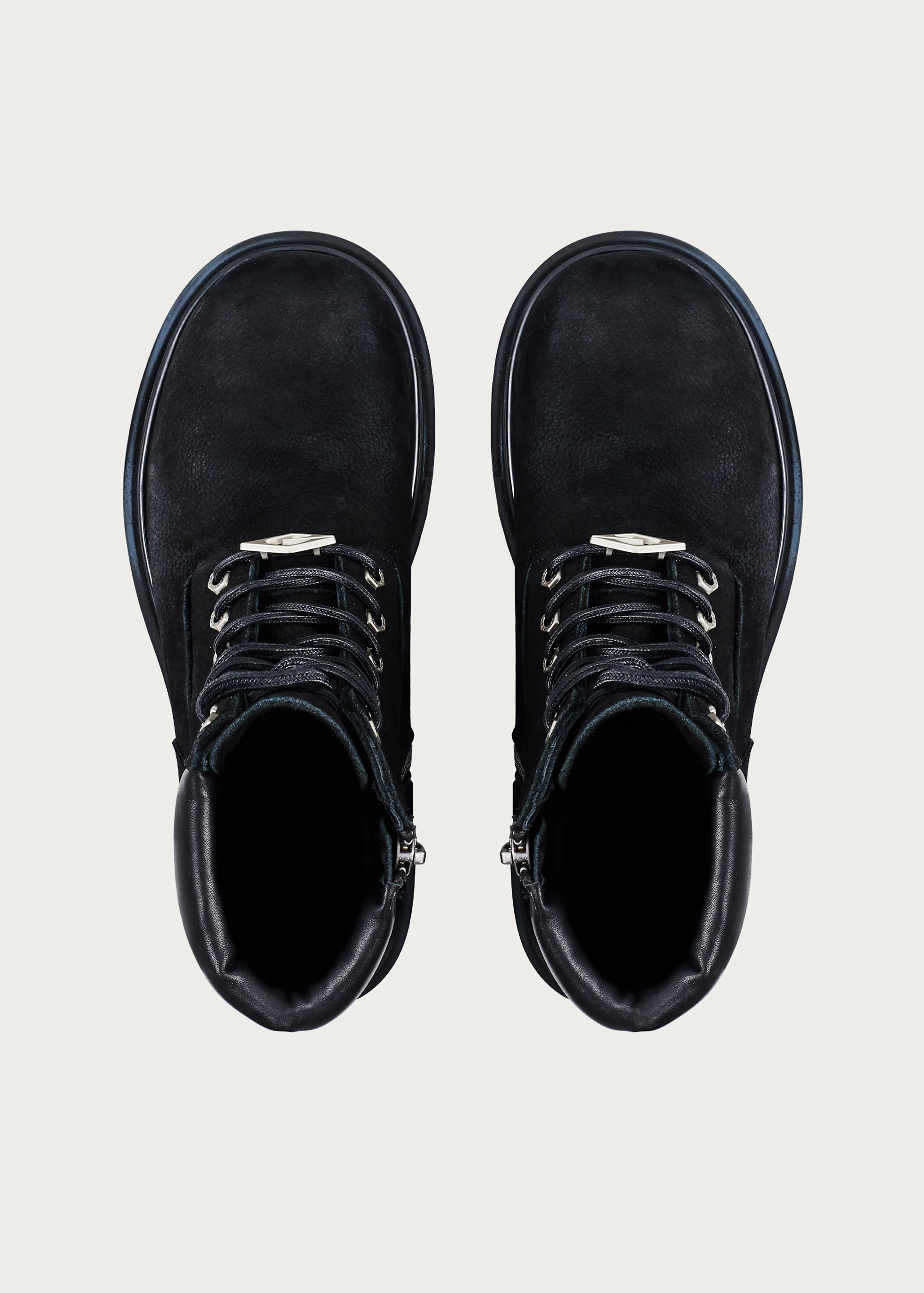Cowhide Workwear Boots Black - Image 3