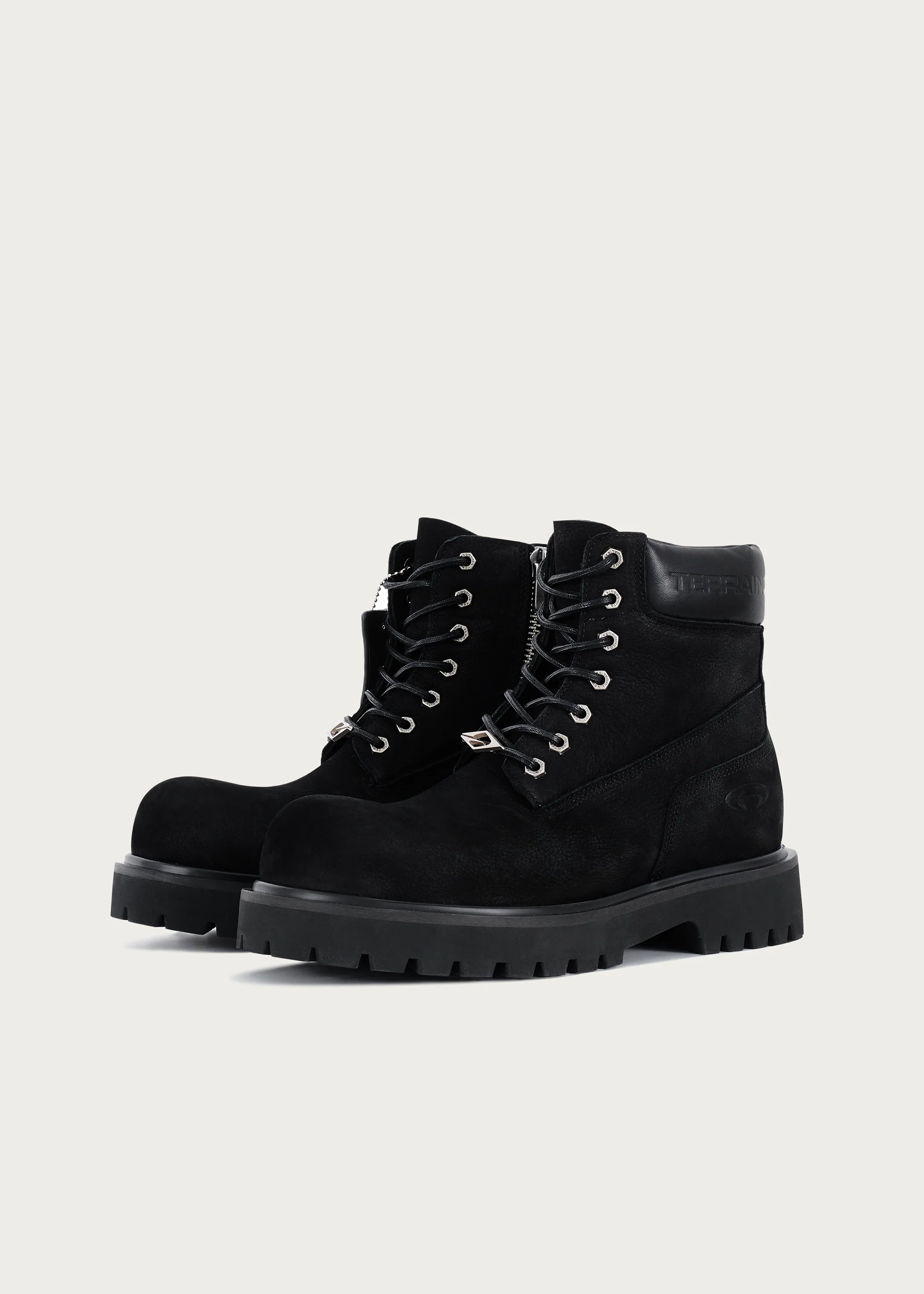Cowhide Workwear Boots Black - Image 4