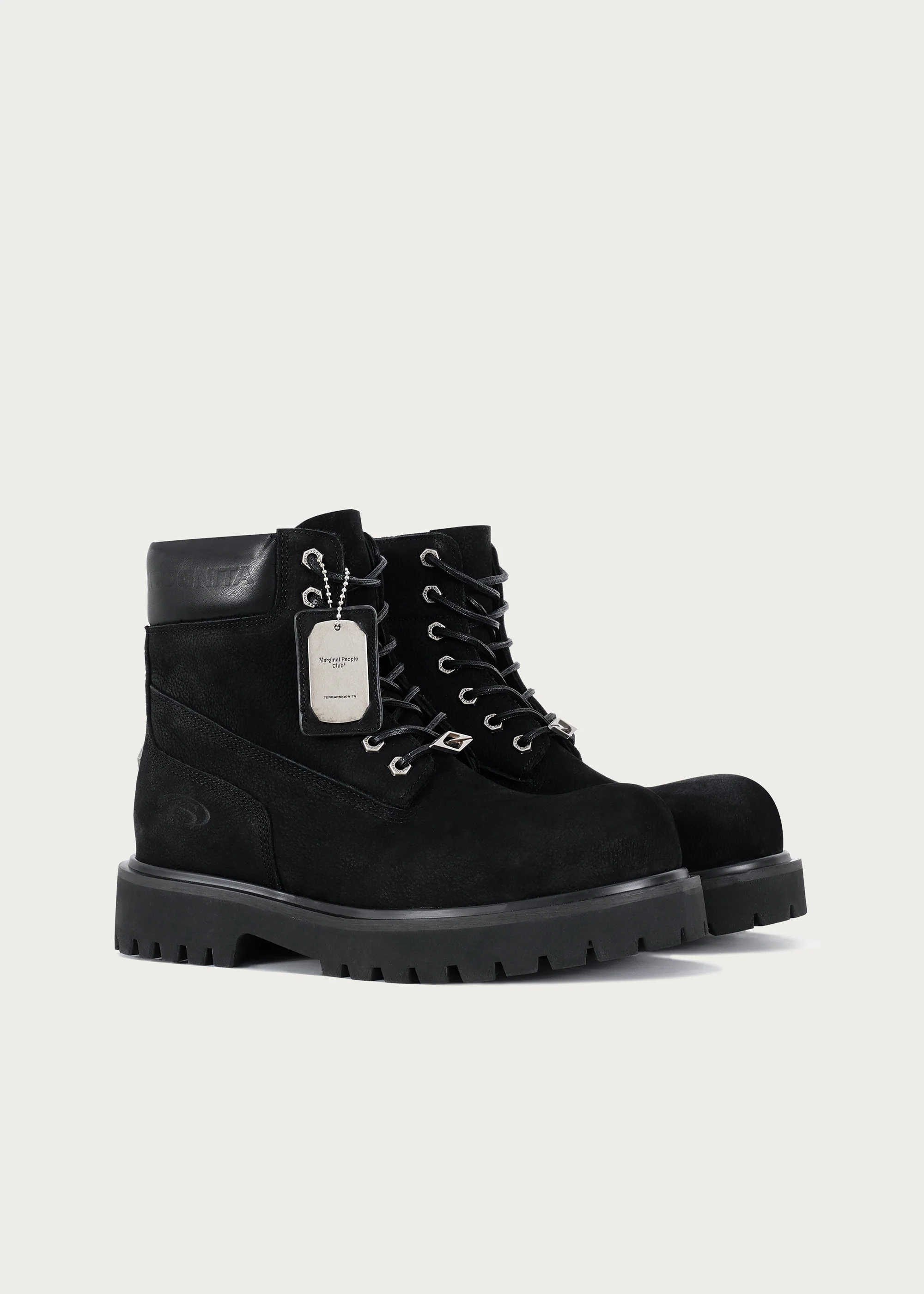 Cowhide Workwear Boots Black - Image 6