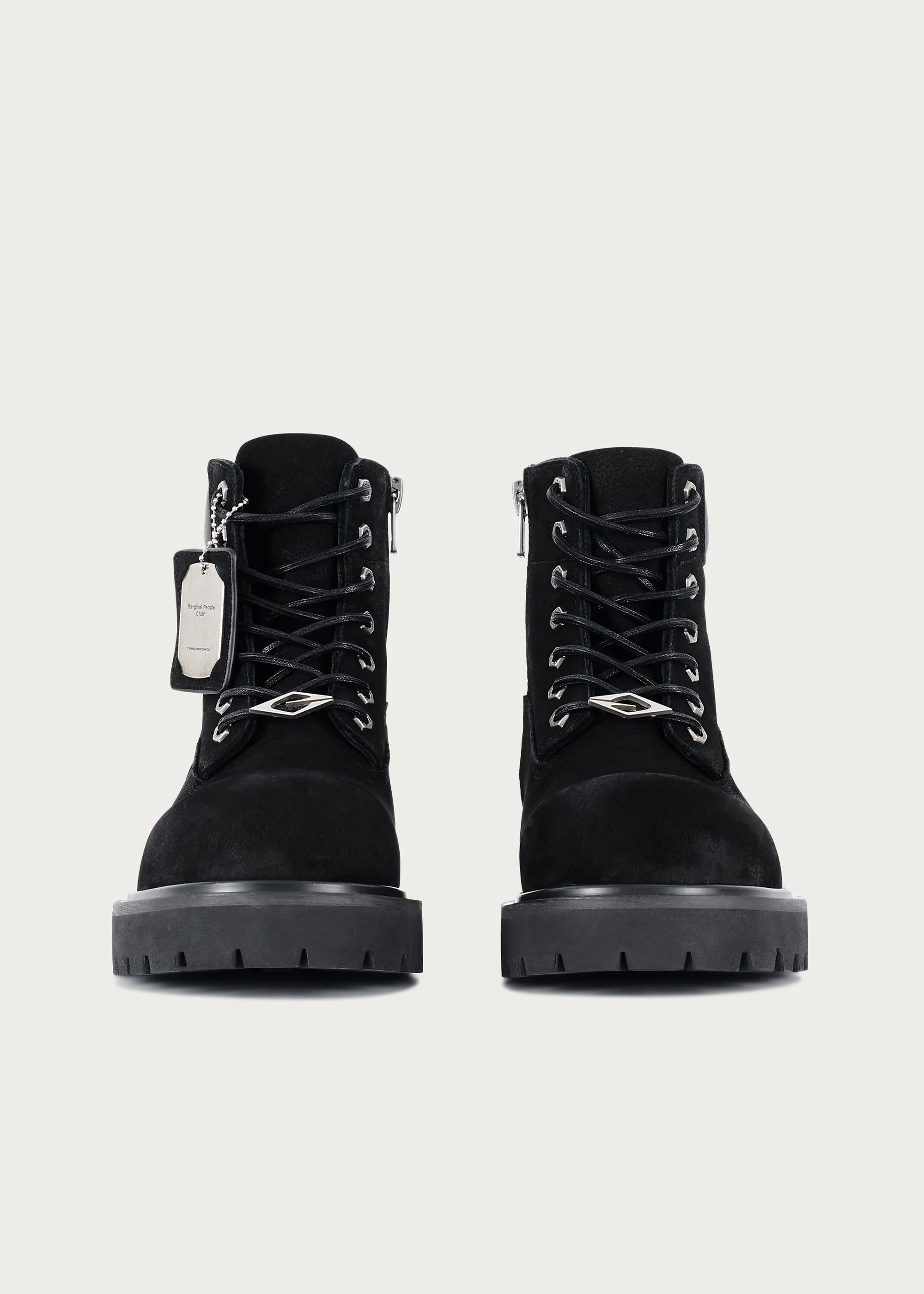 Cowhide Workwear Boots Black - Image 7