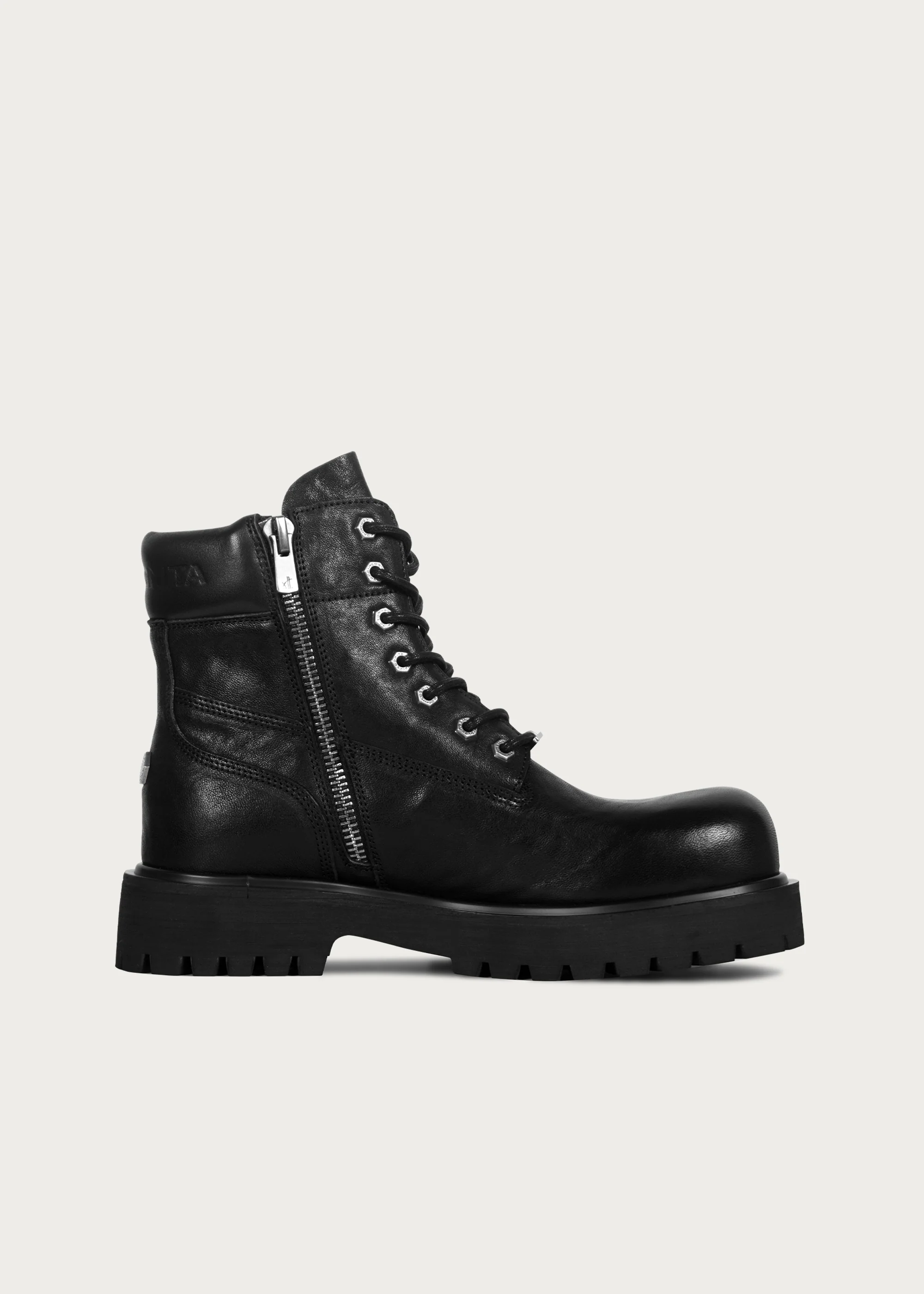 Horsehide Workwear Boots Black - Image 3