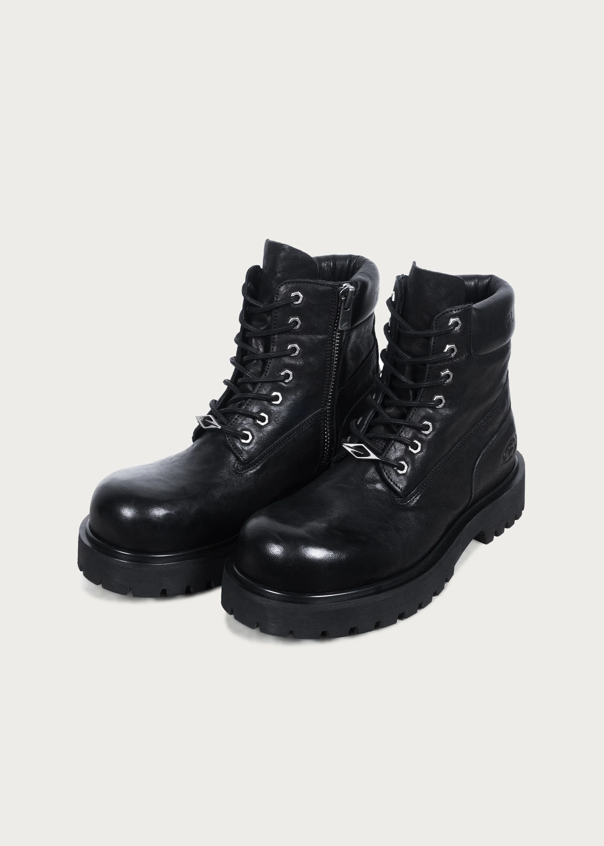 Horsehide Workwear Boots Black - Image 4