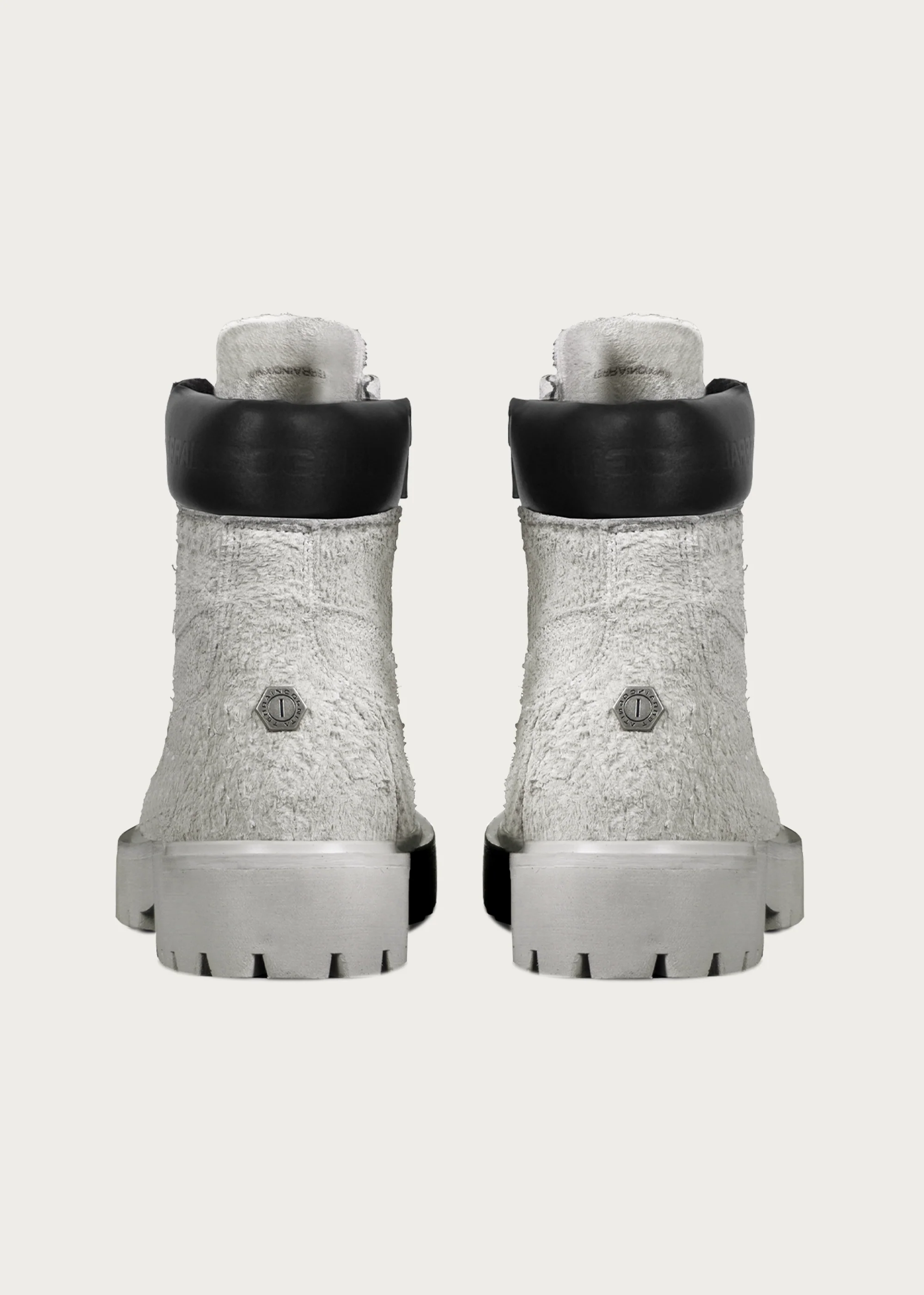 Suede Workwear Boots Cloud Gray - Image 5