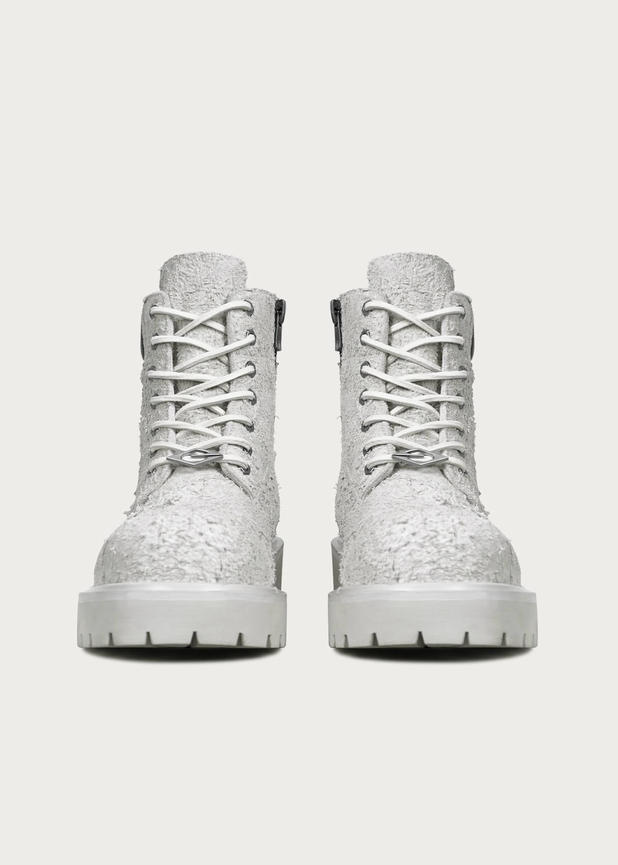 Suede Workwear Boots Cloud Gray - Image 6