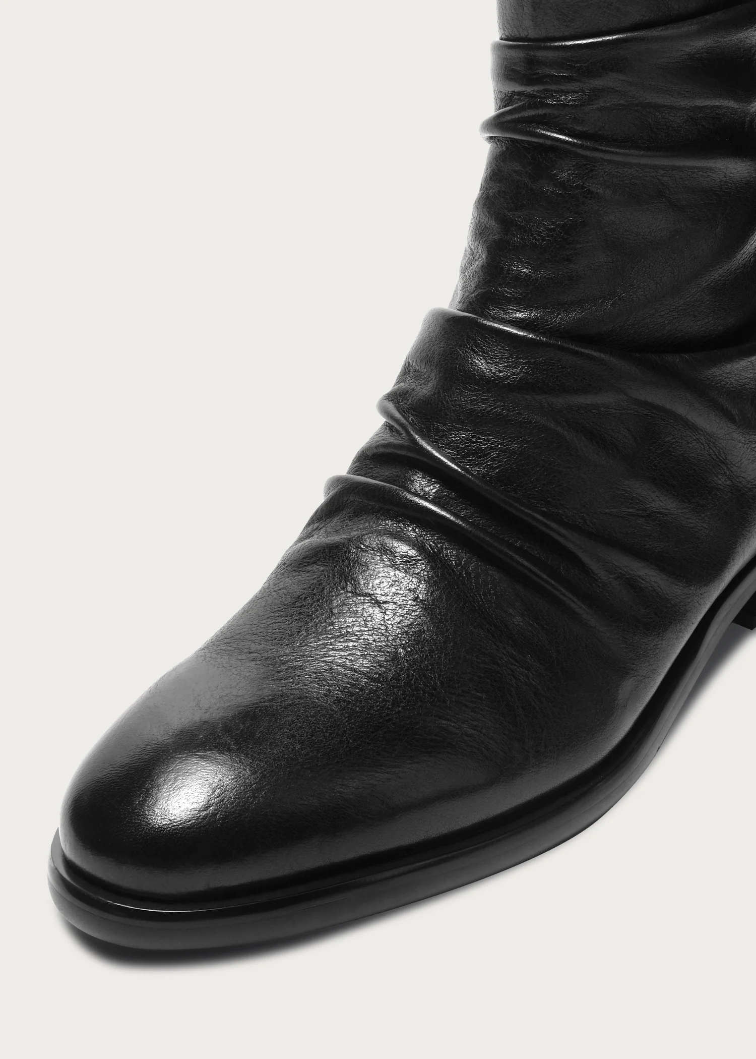 Wrinkle Full-Grain Horsehide Ankle Boots - Image 12