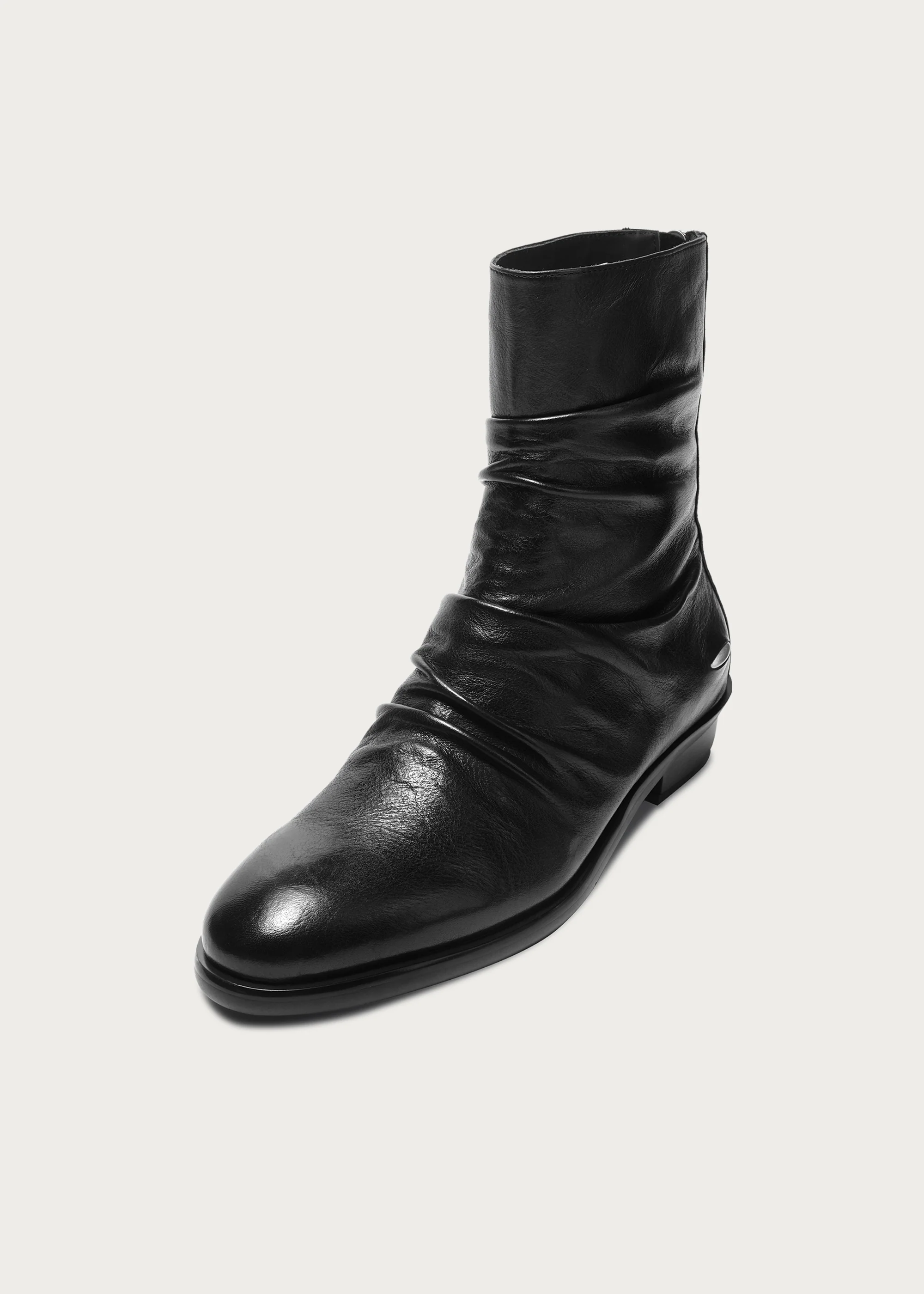 Wrinkle Full-Grain Horsehide Ankle Boots - Image 6