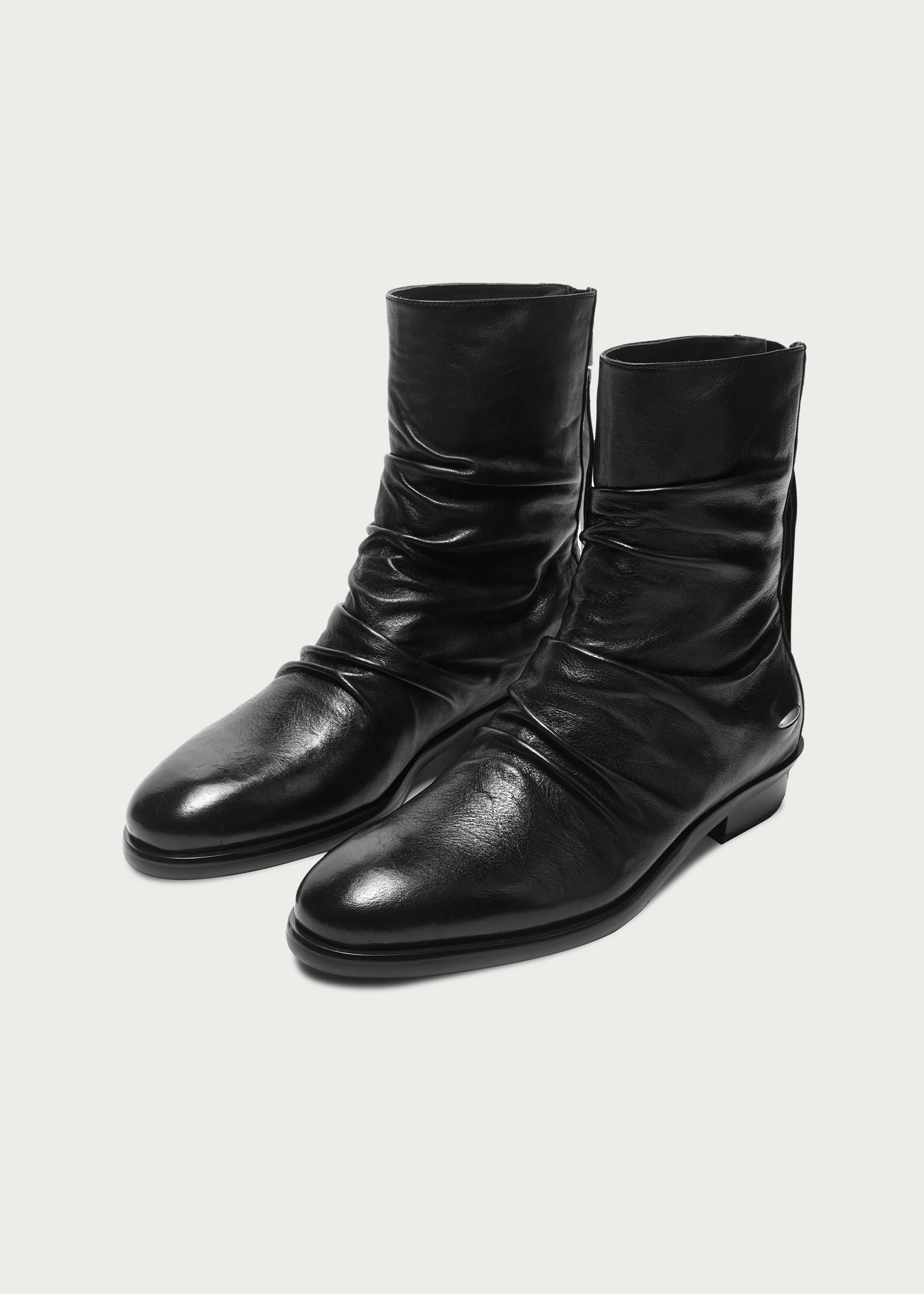 Wrinkle Full-Grain Horsehide Ankle Boots - Image 7