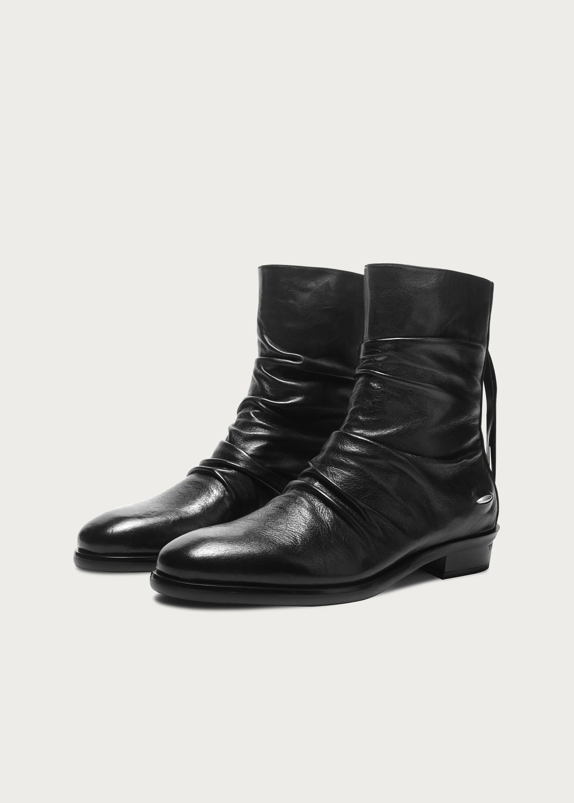 Wrinkle Full-Grain Horsehide Ankle Boots - Image 8