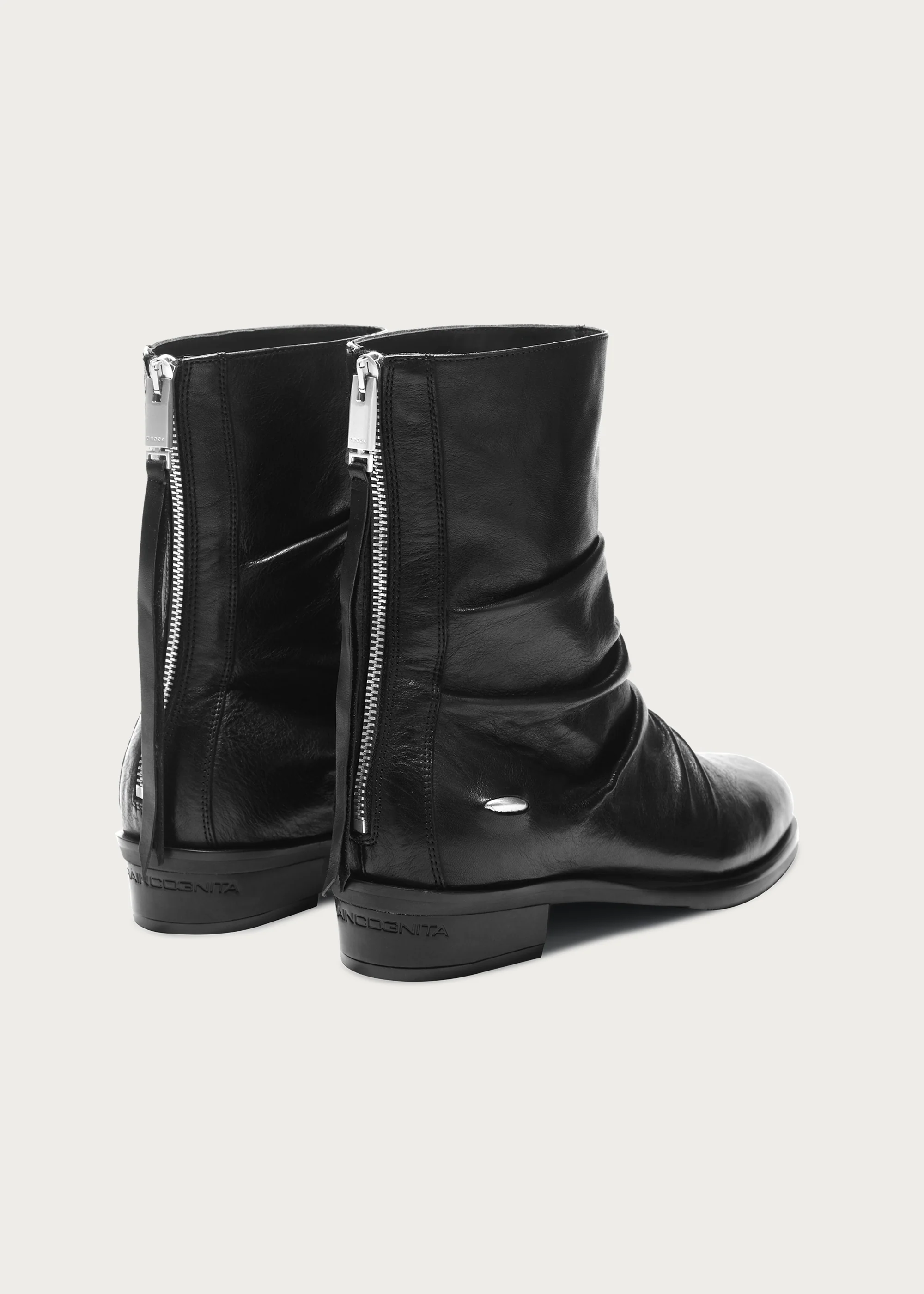 Wrinkle Full-Grain Horsehide Ankle Boots - Image 9